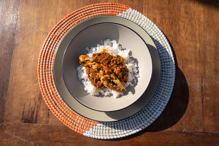 Soupe Kanja, a traditional Senegalese dish. (National Geographic/John Wendle)