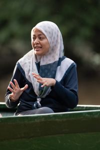 Farina Othman is an elephant ecologist who’s study focuses on reducing the conflict between humans and elephants. (National Geographic for Disney/Cede Prudente)