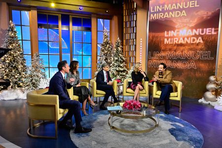 WHIT JOHNSON, REBECCA JARVIS, GEORGE STEPHANOPOULOS, LARA SPENCER, LIN-MANUEL MIRANDA