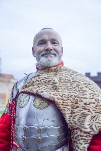 Andy Deane, Winged Hussar reenactor, Poland. (National Geographic/Ciaran Henry)