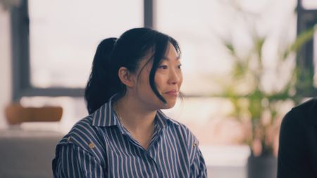 Awkwafina at Café Orda. (National Geographic)