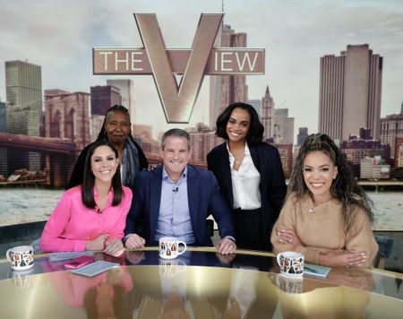 Abby Huntsman, Whoopi Goldberg, Adam Kinzinger, Sunny Hostin, Rachel Lindsay