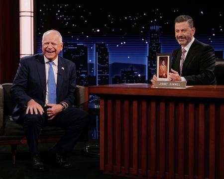 TIM WALZ, JIMMY KIMMEL