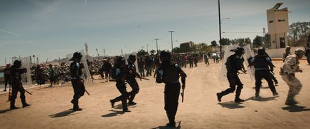 Riots break out in San Felipe as fishermen protest the arrests of totoaba poachers. (photo credit: National Geographic)