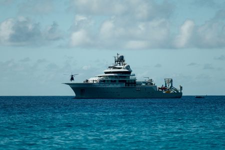 The OceanXplorer sits off the coast of Florida. (National Geographic/Mario Tadinac)