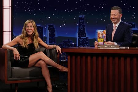 JENNIFER ANISTON, JIMMY KIMMEL