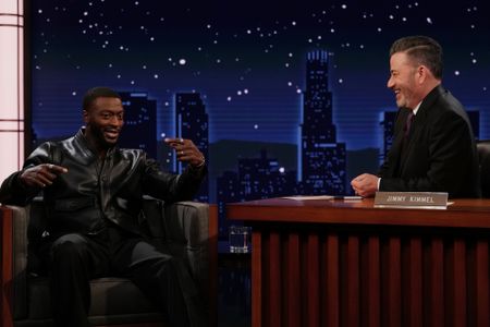 ALDIS HODGE, JIMMY KIMMEL