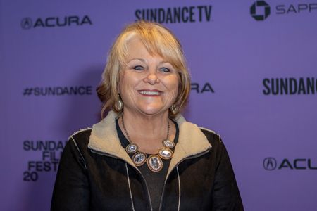 Film subject, Michelle John, at the Rebuilding Paradise Sundance Premiere. (National Geographic/Natalie Behring/Getty)