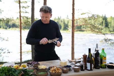 Finland - Gordon Ramsay during the final cook in Finland.  (Credit: National Geographic/Justin Mandel)