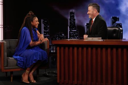 TIFFANY HADDISH, JIMMY KIMMEL