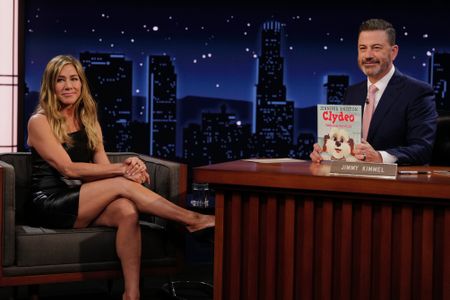 JENNIFER ANISTON, JIMMY KIMMEL