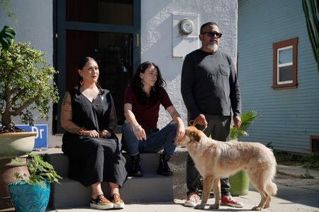 The Sanchez family with Maverick. (National Geographic)