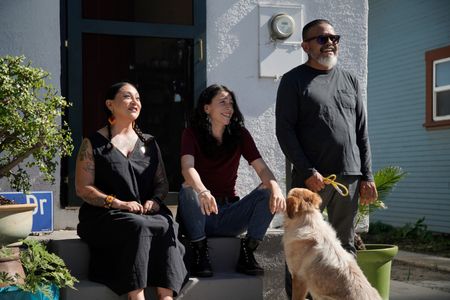 The Sanchez family with Maverick. (National Geographic)