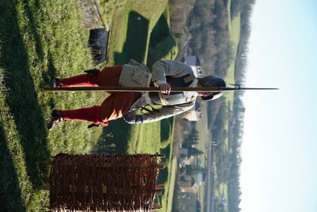 A reenactor at Belfort Citadel, France. The iconic site played a vital role in the Franco-Prussian war. (National Geographic/Ciaran Henry)