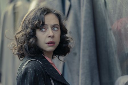 A SMALL LIGHT - Bel Powley as Miep Gies in A SMALL LIGHT. (Credit: National Geographic for Disney/Dusan Martincek)