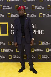 2024 TCA WINTER PRESS TOUR  - Bobi Wine from the “Bobi Wine: The People’s President” panel at the National Geographic presentation during the 2024 TCA Winter Press Tour at the Langham Huntington on February 8, 2024 in Pasadena, California. (National Geographic/PictureGroup)