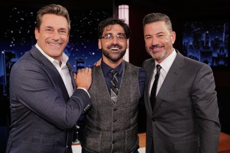 JON HAMM, BEN MAGRDICHIAN, JIMMY KIMMEL