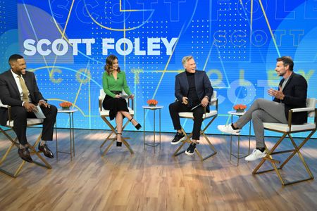 MICHAEL STRAHAN, REBECCA JARVIS, SAM CHAMPION, SCOTT FOLEY