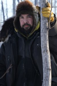 Tig Strassburg checks his trapline during the winter season. (National Geographic/Pat Henderson)