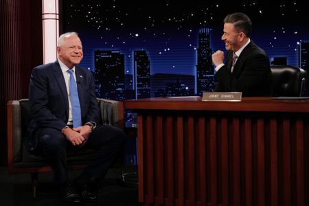 TIM WALZ, JIMMY KIMMEL