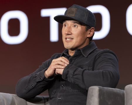 2024 TCA WINTER PRESS TOUR  - Jimmy Chin from the “Photographer” panel at the National Geographic presentation during the 2024 TCA Winter Press Tour at the Langham Huntington on February 8, 2024 in Pasadena, California. (National Geographic/PictureGroup)