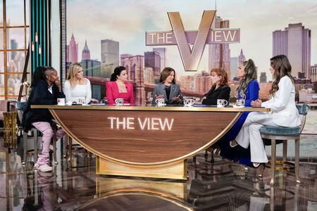 WHOOPI GOLDBERG, SARA HAINES, ANA NAVARRO, VICE PRESIDENT KAMALA HARRIS, JOY BEHAR, SUNNY HOSTIN, ALYSSA FARAH GRIFFIN