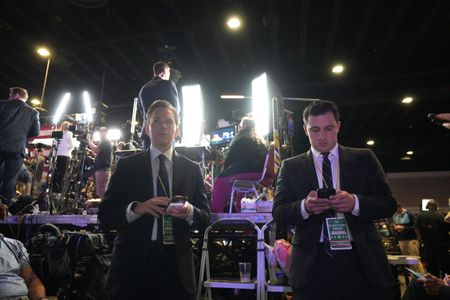 JOHN SANTUCCI, JAY O’BRIEN, Trump Election Night Headquarters in West Palm Beach, Florida