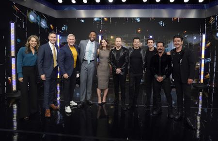 GINGER ZEE, WHIT JOHNSON, SAM CHAMPION, MICHAEL STRAHAN, REBECCA JARVIS, NEW KIDS ON THE BLOCK 