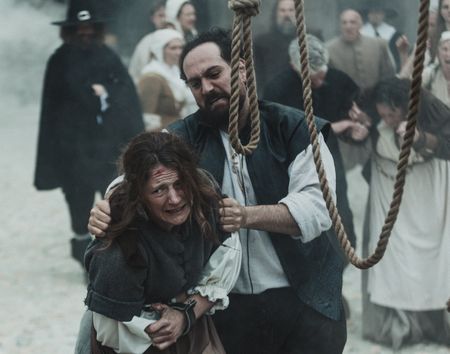 An accused woman is walked to the gallows. (Dash Productions Services LTD/Antoan Ivanov)