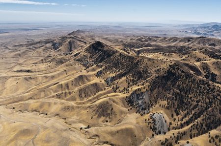 California Hills near the San Andreas fault west of Avenal, California. (Getty Images/Steve Proehl)