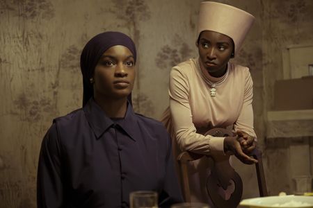 Ella Mae, played by Ashley Romans, and Betty Shabazz, played by Jayme Lawson, in GENIUS: MLK/X. (National Geographic/Richard DuCree)