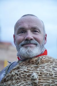 Andy Deane, Winged Hussar reenactor, Poland. (National Geographic/Ciaran Henry)