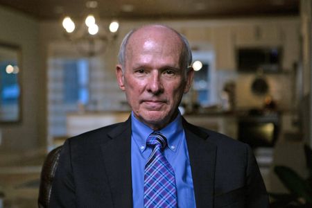 Jon Hersley is pictured in close-up portrait during the production of National Geographic's Oklahoma City Bombing: One Day In America. Hersley was responsible for managing the FBI’s case against Timothy McVeigh and participated at counsel table during his federal court trial. On April 19, 1995, America experienced the deadliest domestic terror attack in its history. Thirty years later, this series tells the story of that day told only by those who lived through it – the people of Oklahoma.  (National Geographic/Brandon Widener)