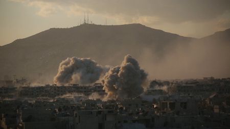 Al Ghouta, Syria - Explosions in Ghouta, Syria. (National Geographic)