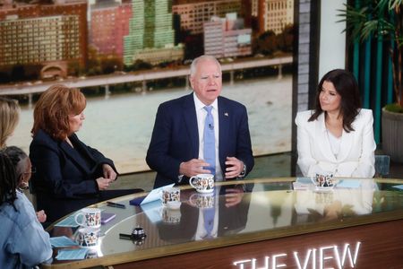 WHOOPI GOLDBERG, SARA HAINES, JOY BEHAR, GOVERNOR TIM WALZ, ANA NAVARRO