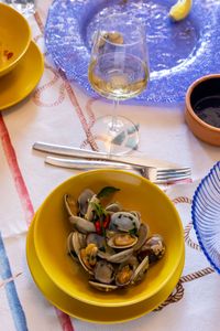 A bowl of clams harvested from the Po River. (National Geographic/Philippe Antonello)