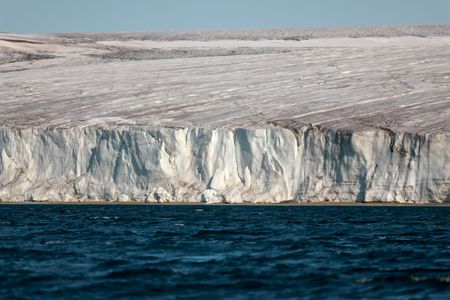 A glacier on Svalbard, Norway. (National Geographic/Mario Tadinac)