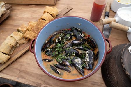 Pepe's mussels dish. (National Geographic/Justin Mandel)