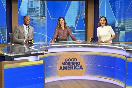 MICHAEL STRAHAN, REBECCA JARVIS, EVA PILGRIM