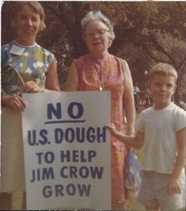 Chris Connelly and his family during the 1963 March on Washington.  (courtesy of Chris Connelly)
