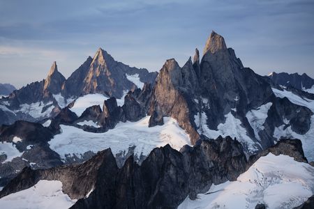 Aerial view of the Devil's Thumb.