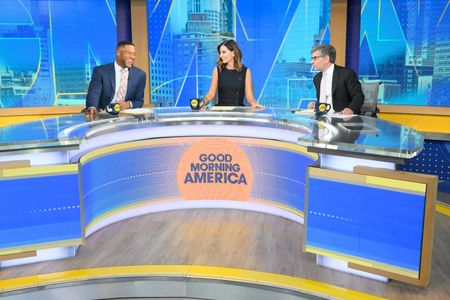 MICHAEL STRAHAN, REBECCA JARVIS, GEORGE STEPHANOPOULOS