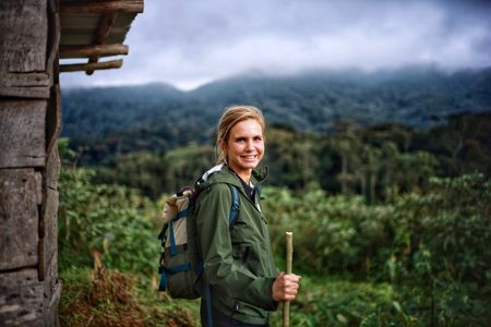 Mariana van Zeller in the Democratic Republic of the Congo. (National Geographic for Disney)