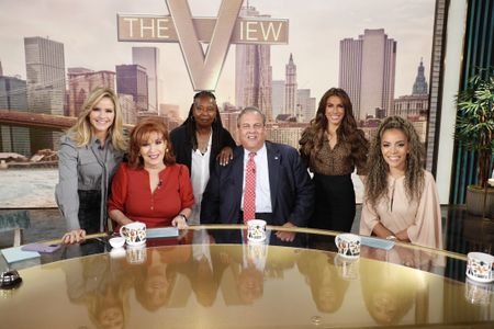 Sara Haines, Joy Behar, Whoopi Goldberg, Chris Christie, Alyssa Farah Griffin, Sunny Hostin, 