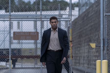 Malcolm X, played by Aaron Pierre, is released from prison in GENIUS: MLK/X. (National Geographic/Richard DuCree)