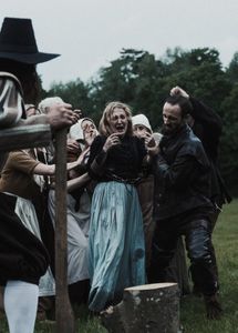 The villagers drag a fearful Marit to her execution. (Dash Productions Services LTD/Antoan Ivanov)