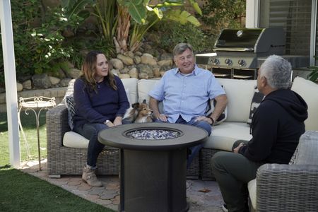 Lisa and Craig with Tavi talking to Cesar. (National Geographic)