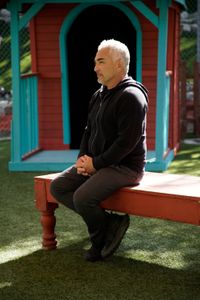 Cesar Millan reacting to a client. (National Geographic)