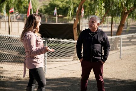 Celestria and Cesar talk at the Dog Psychology Center. (National Geographic)