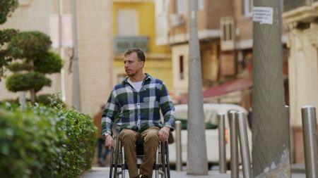 Arthur Williams is pictured in the city of Almeria, Spain. (National Geographic)